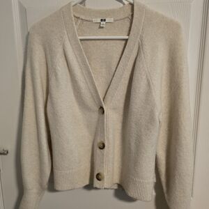 Uniqlo Souffle Knit Cardigan Sweater